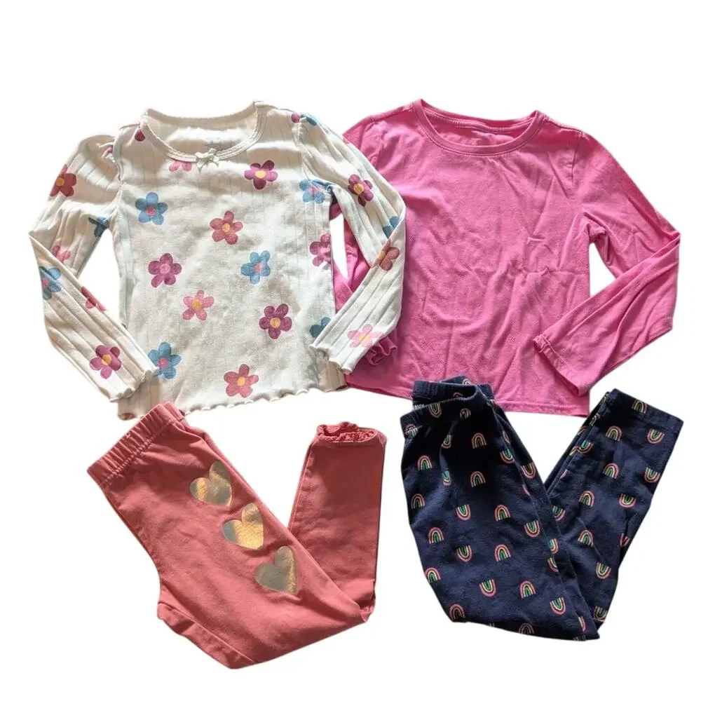 Girls Long Sleeve Pants Bundle size 5